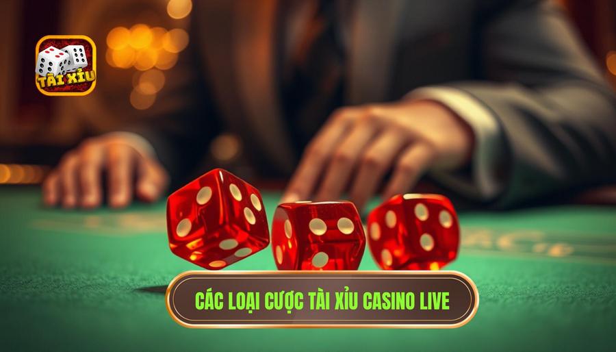 Tài Xỉu Casino Live Hấp Dẫn: Đỉnh Cao Giải Trí Trực Tuyến Thế Hệ Mới 2 Các loại cược tài xỉu casino live